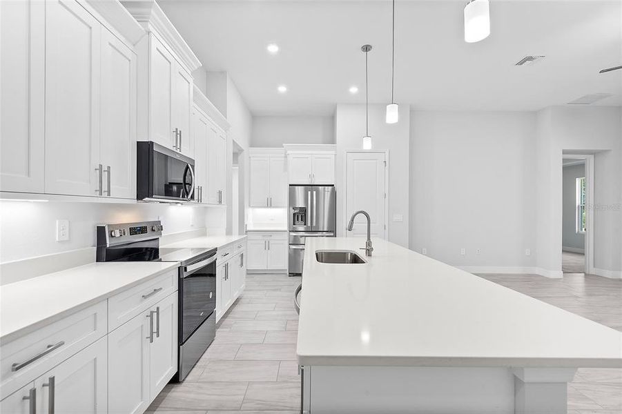 Furnished interior view inside a new home in , Sanford (Image 6). Furnished interior view inside a new home in , Sanford (Image 6).