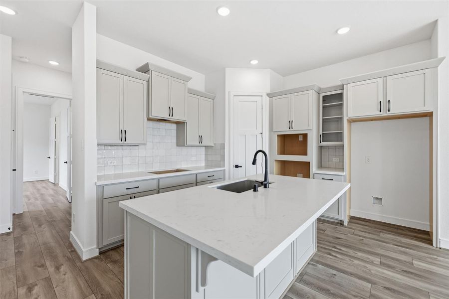 Furnished interior view inside a new home in Bridgeland Central, Cypress (Image 18).