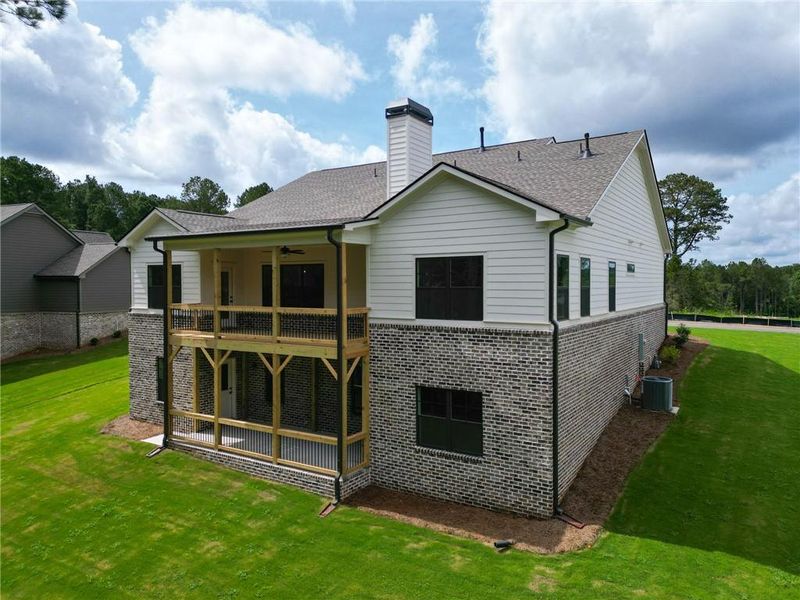 Exterior details and patio area of a home in Riverwalk, Monroe (Image 4).