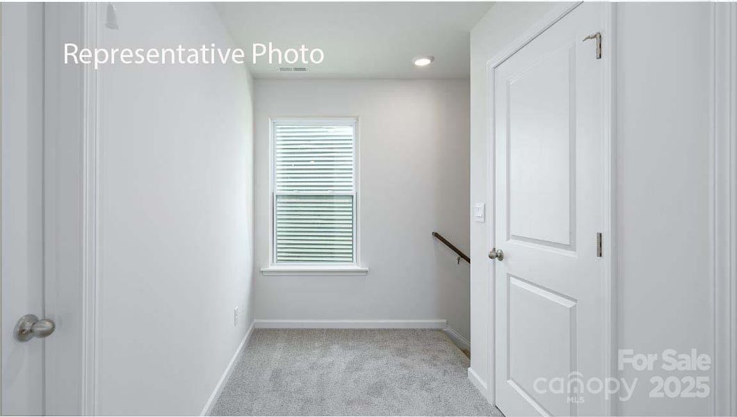 Furnished interior view inside a new home in Falls at Hickory, Hickory (Image 7).