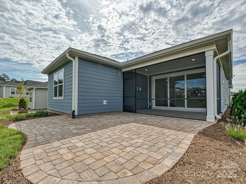 Extended outdoor patio Extended outdoor patio