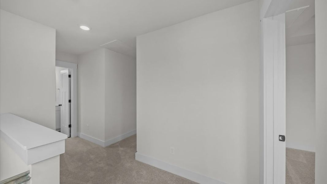 Representative unfurnished interior of a home built from the Beramont by DRB Homes in Pleasant Falls, Moore (Image 34).