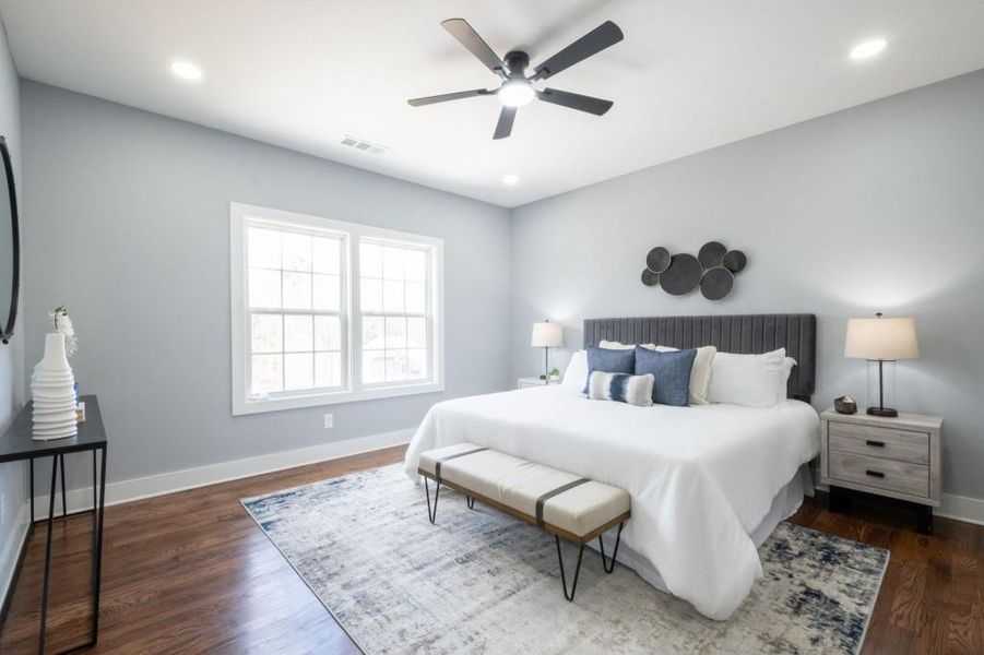 Furnished interior view inside a new home in , Fairburn (Image 38).