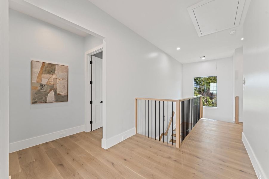 Entry to Primary Suite. *Previous project by the same developer, floor plans and selections may vary.*