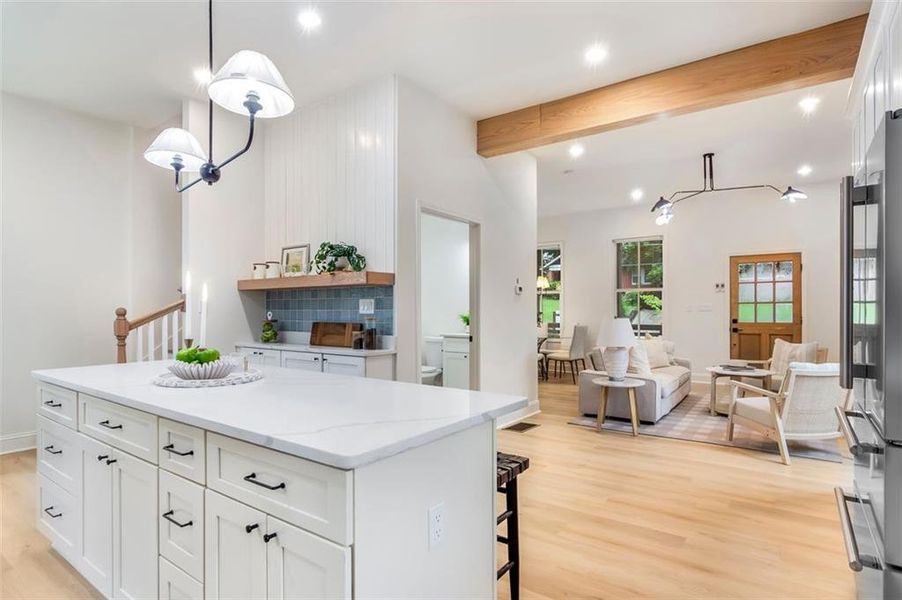 Furnished interior view inside a new home in , Atlanta (Image 13). Furnished interior view inside a new home in , Atlanta (Image 13).