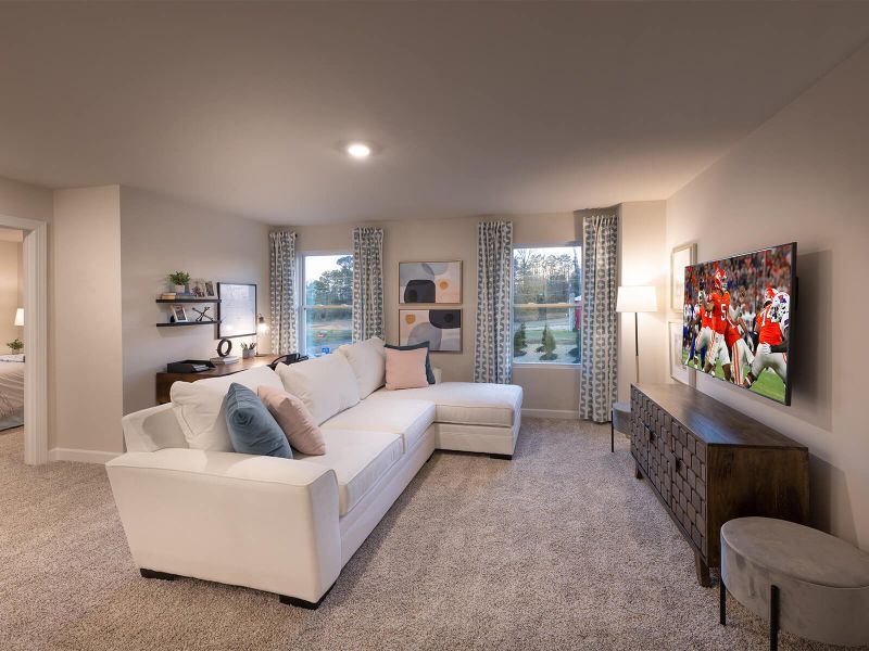 Furnished interior view inside a new home in Maxwell Commons, Easley (Image 8).