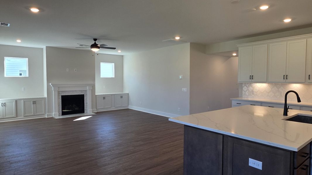 Spacious, unfurnished interior of a new home in The Enclave at French Quarter Creek, Huger (Image 19). Spacious, unfurnished interior of a new home in The Enclave at French Quarter Creek, Huger (Image 19).