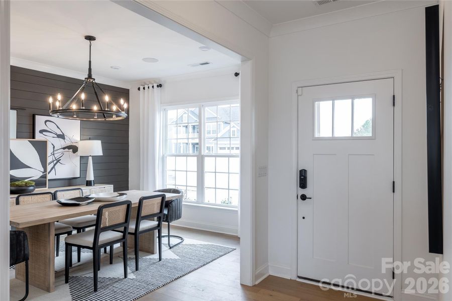 Not actual home. Photos of Riverton plan model home.