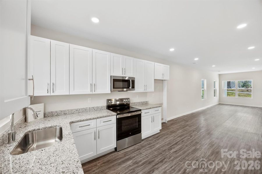 Furnished interior view inside a new home in , Kings Mountain (Image 7).