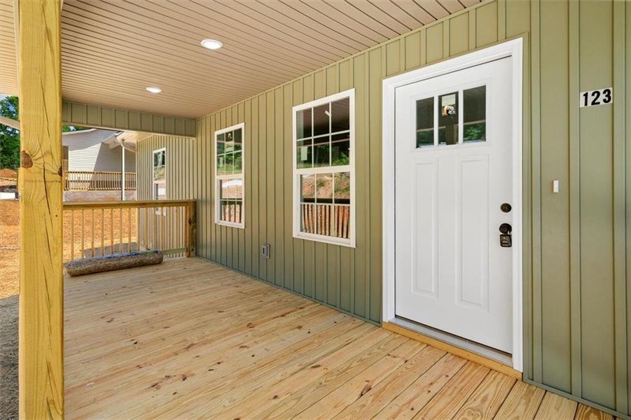 Exterior details and patio area of a home in , Calhoun (Image 6). Exterior details and patio area of a home in , Calhoun (Image 6).