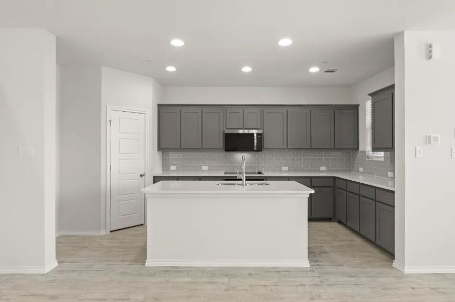 Front exterior of a new home in Sanger Circle, Sanger, TX, highlighting curb appeal (Image 24).