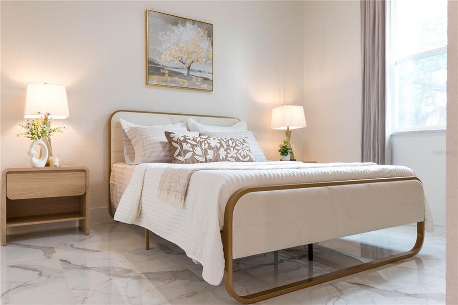 Furnished interior view inside a new home in , Dunnellon (Image 61).