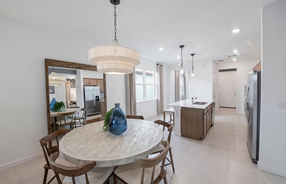 Furnished interior view inside a new home in Del Webb Stone Creek, Ocala (Image 12).