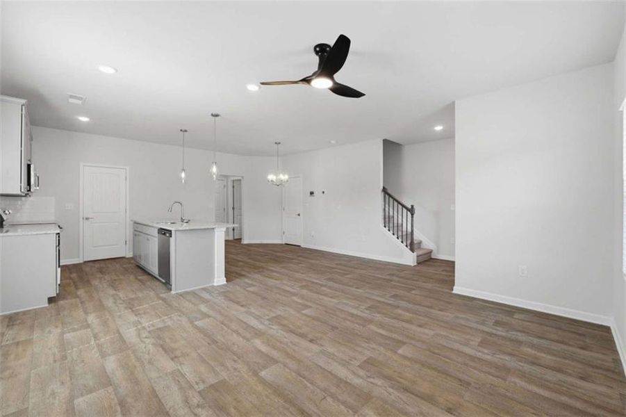 Spacious, unfurnished interior of a new home in Parkway James, Snellville (Image 16).
