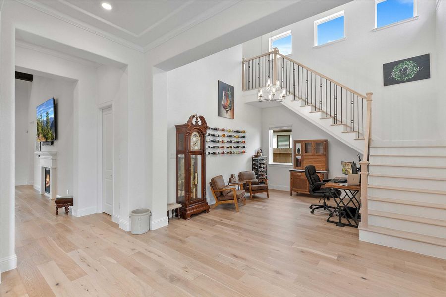 Furnished interior view inside a new home in , Conroe (Image 16). Furnished interior view inside a new home in , Conroe (Image 16).