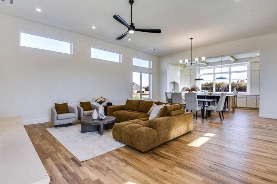 Furnished interior view inside a new home in , Midlothian (Image 11). Furnished interior view inside a new home in , Midlothian (Image 11).
