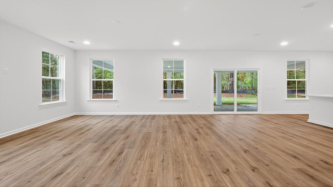Spacious, unfurnished interior of a new home in Creekside at Andrews, Summerville (Image 18). Spacious, unfurnished interior of a new home in Creekside at Andrews, Summerville (Image 18).