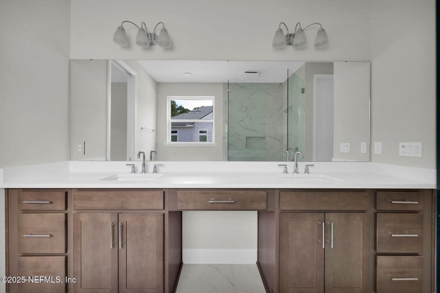 Furnished interior view inside a new home in Reflections at Nocatee, Ponte Vedra (Image 35).