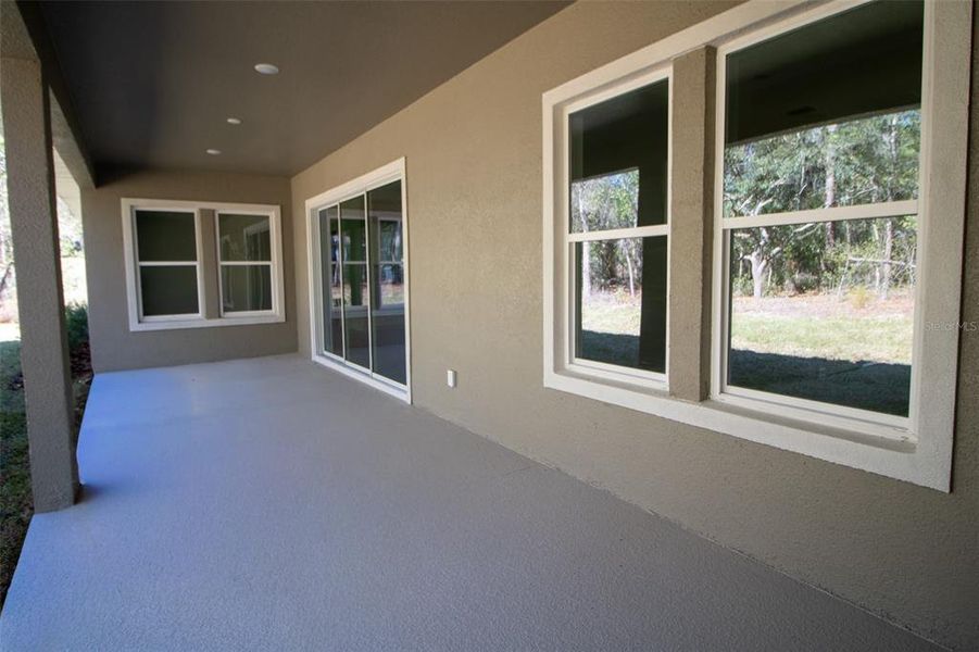 Exterior details and patio area of a home in Pine Ridge Estates, Beverly Hills (Image 3). Exterior details and patio area of a home in Pine Ridge Estates, Beverly Hills (Image 3).