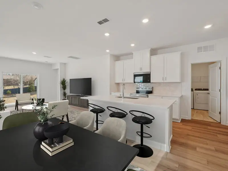 Furnished interior view inside a new home in Marshburn Landing - Classic Series, Wendell (Image 5).