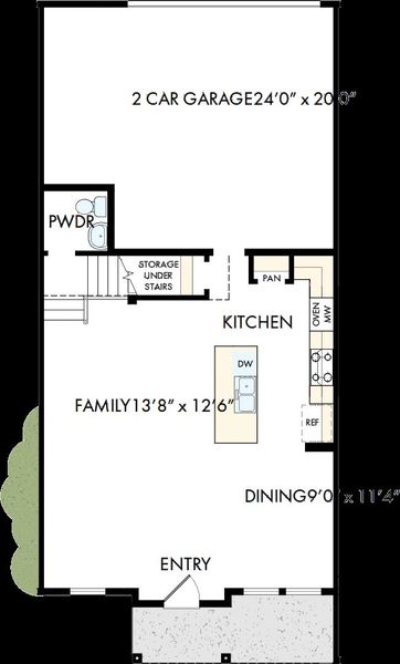 2D floor plan layout of this home in Ridgeline Towns, McKinney, TX (Image 2). 2D floor plan layout of this home in Ridgeline Towns, McKinney, TX (Image 2).