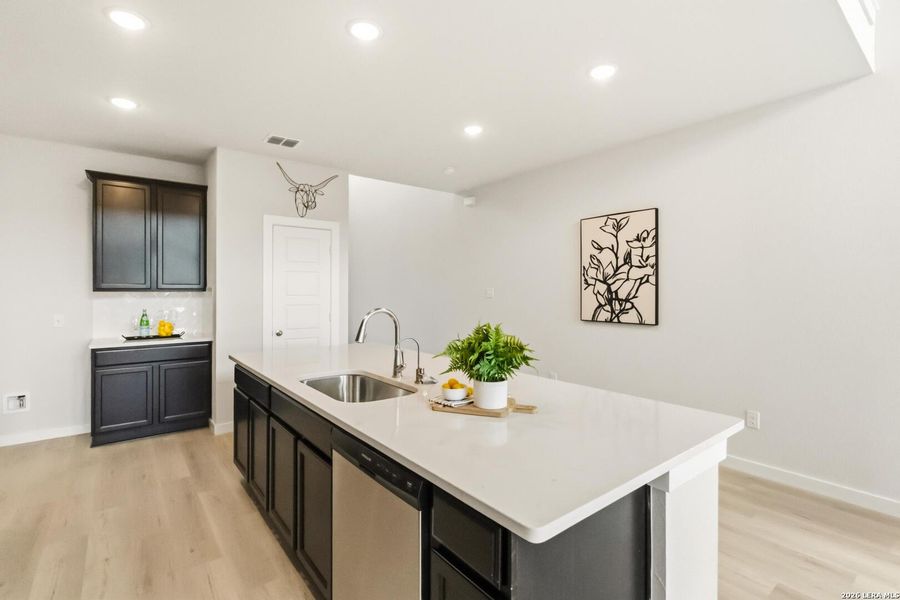 Furnished interior view inside a new home in Hickory Ridge, Elmendorf (Image 12).