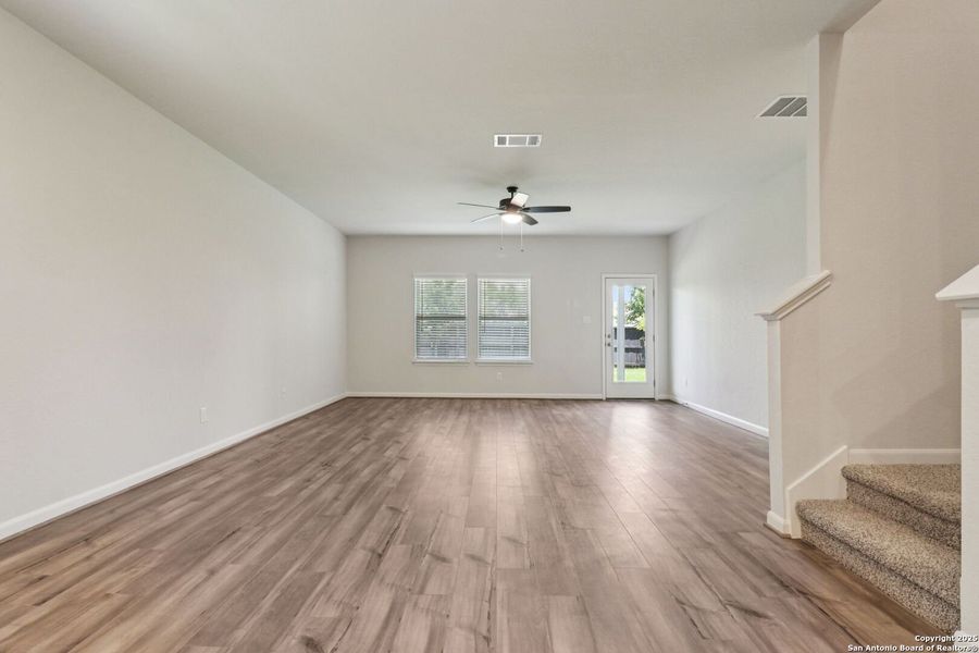 Spacious, unfurnished interior of a new home in Remington Ranch, San Antonio (Image 40). Spacious, unfurnished interior of a new home in Remington Ranch, San Antonio (Image 40).