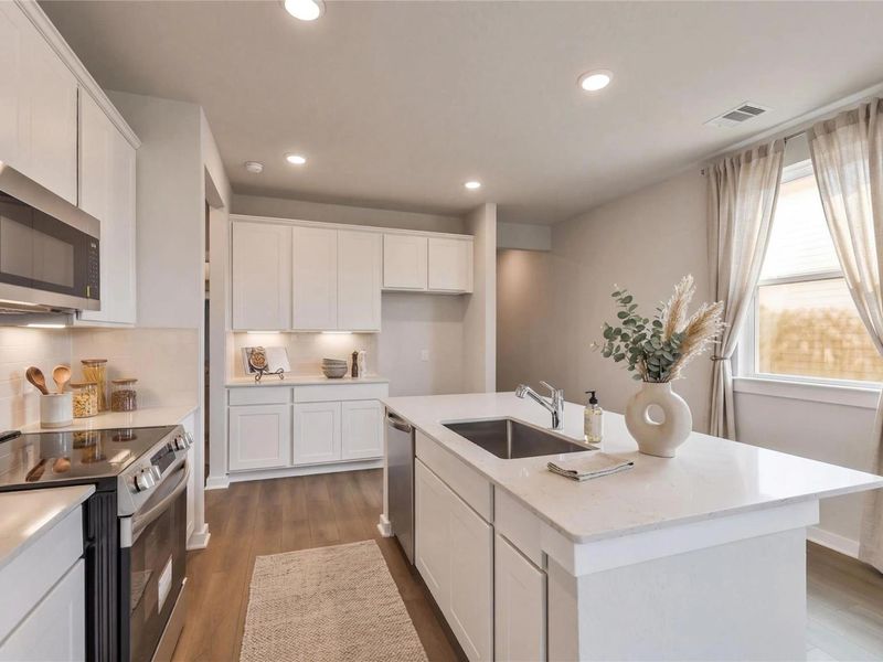 Furnished interior view inside a new home in Liberty Estates, Cleveland (Image 5).
