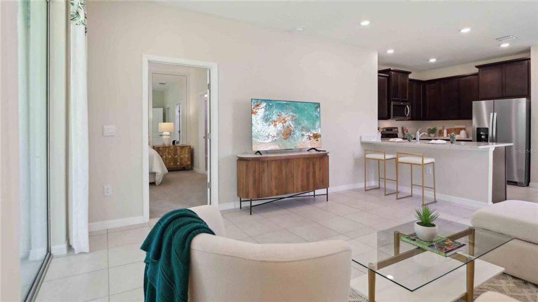 Furnished interior view inside a new home in Twisted Oaks, Wildwood (Image 22).