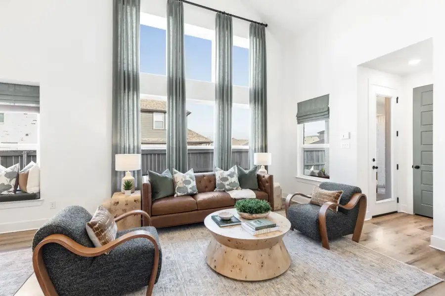 Representative Family Room - some options shown