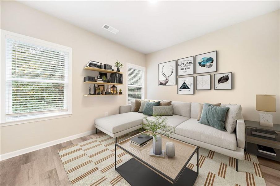 Furnished interior view inside a new home in , Lawrenceville (Image 13).