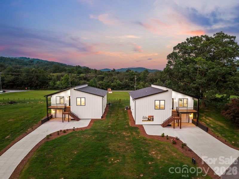 Exterior details and patio area of a home in , Hendersonville (Image 19).