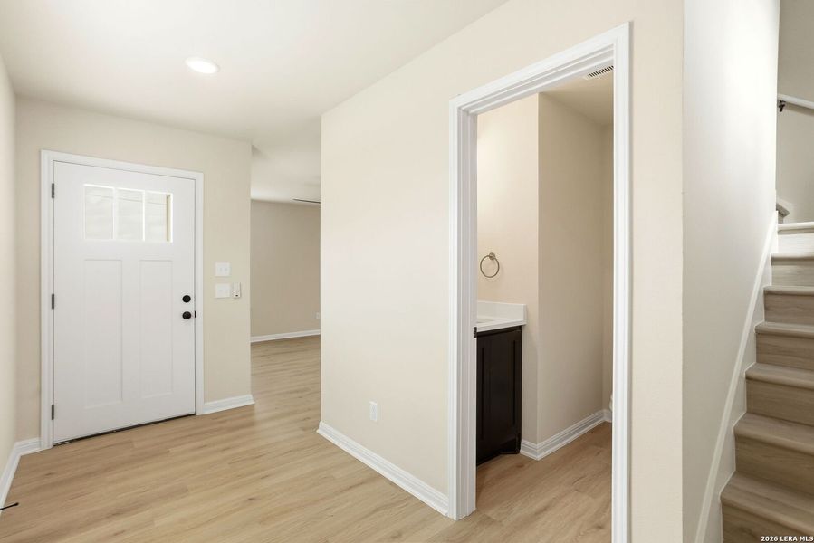 Spacious, unfurnished interior of a new home in , San Antonio (Image 19). Spacious, unfurnished interior of a new home in , San Antonio (Image 19).