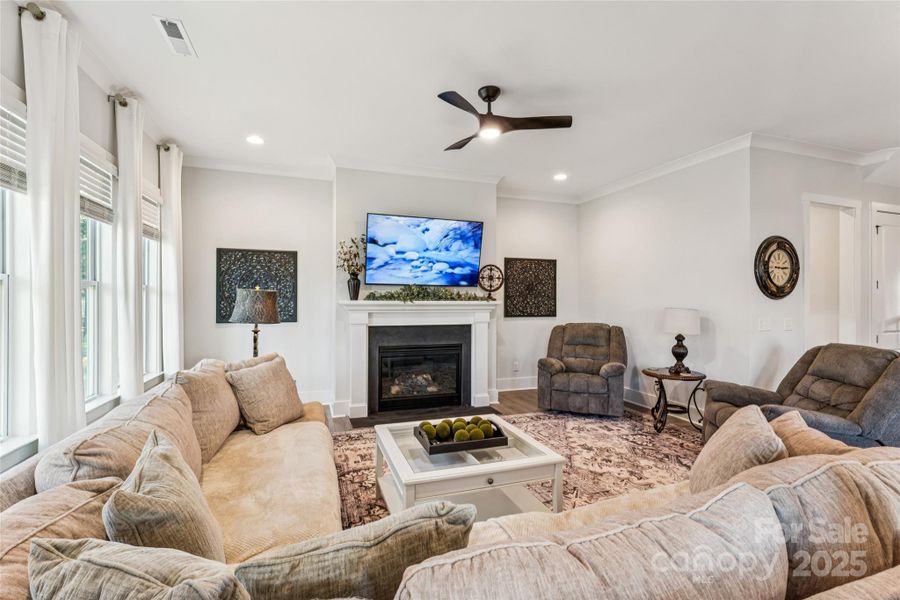 Furnished interior view inside a new home in , Indian Trail (Image 14). Furnished interior view inside a new home in , Indian Trail (Image 14).