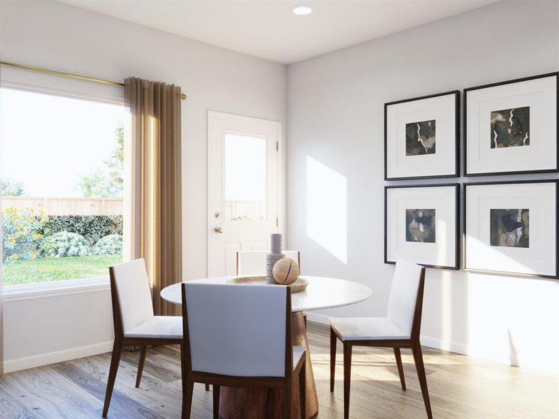 Furnished interior view inside a new home in Christian Meadows, Ennis (Image 13).