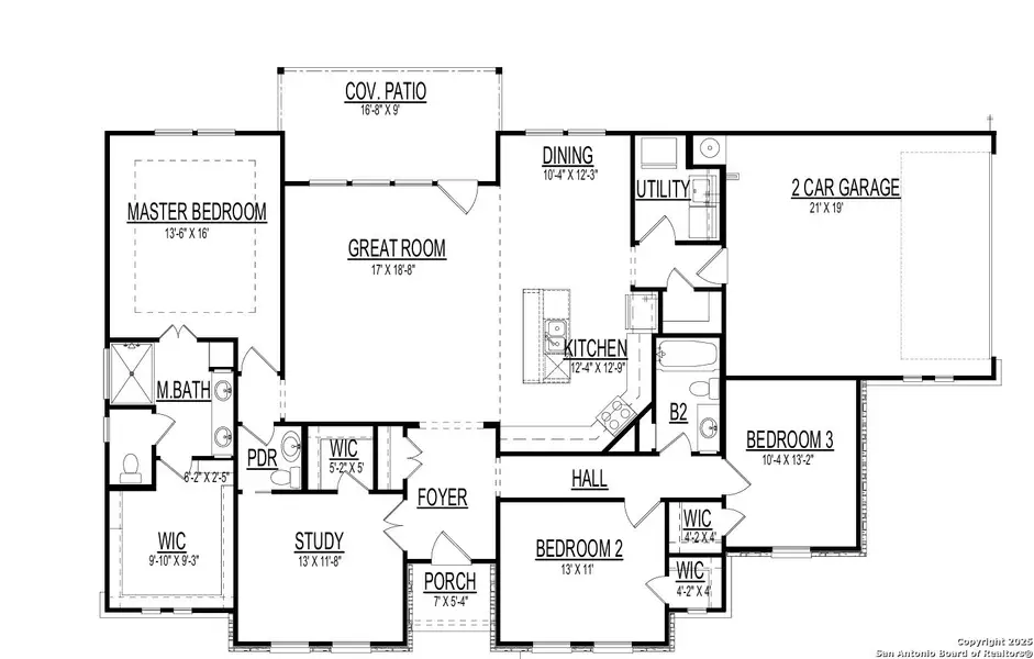 2D floor plan layout of this home in , Poteet, TX (Image 1). 2D floor plan layout of this home in , Poteet, TX (Image 1).