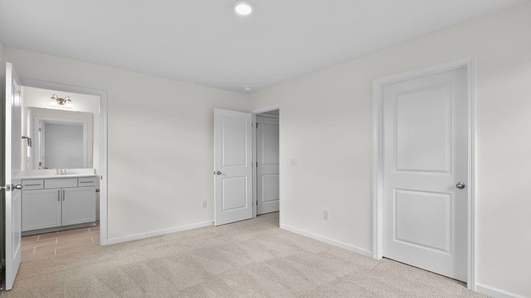 Representative unfurnished interior of a home built from the Wylie by D.R. Horton in Kalas Falls, Wake Forest (Image 26).