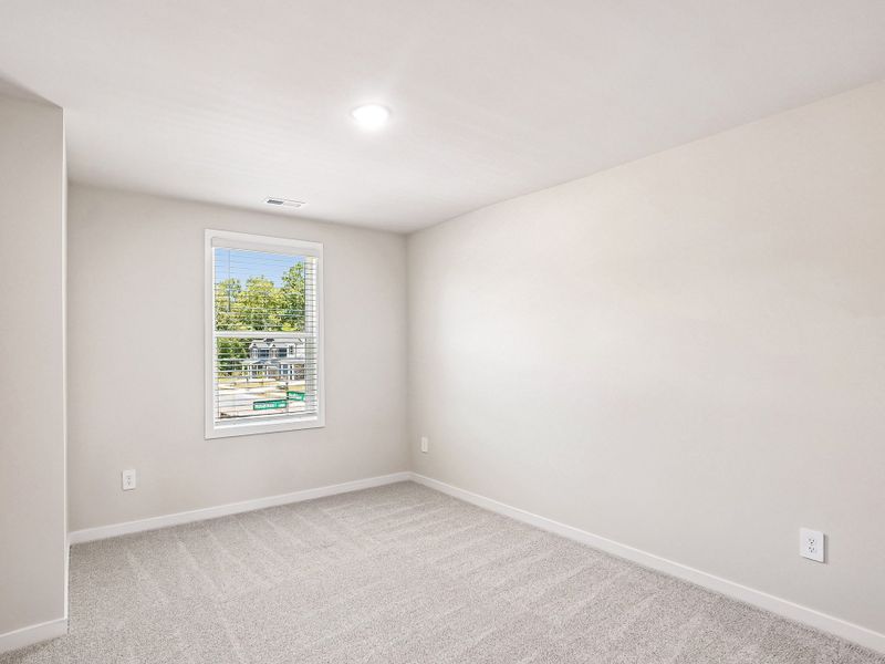 Spacious, unfurnished interior of a new home in The Heritage at Buffaloe Reserve, Raleigh (Image 18). Spacious, unfurnished interior of a new home in The Heritage at Buffaloe Reserve, Raleigh (Image 18).