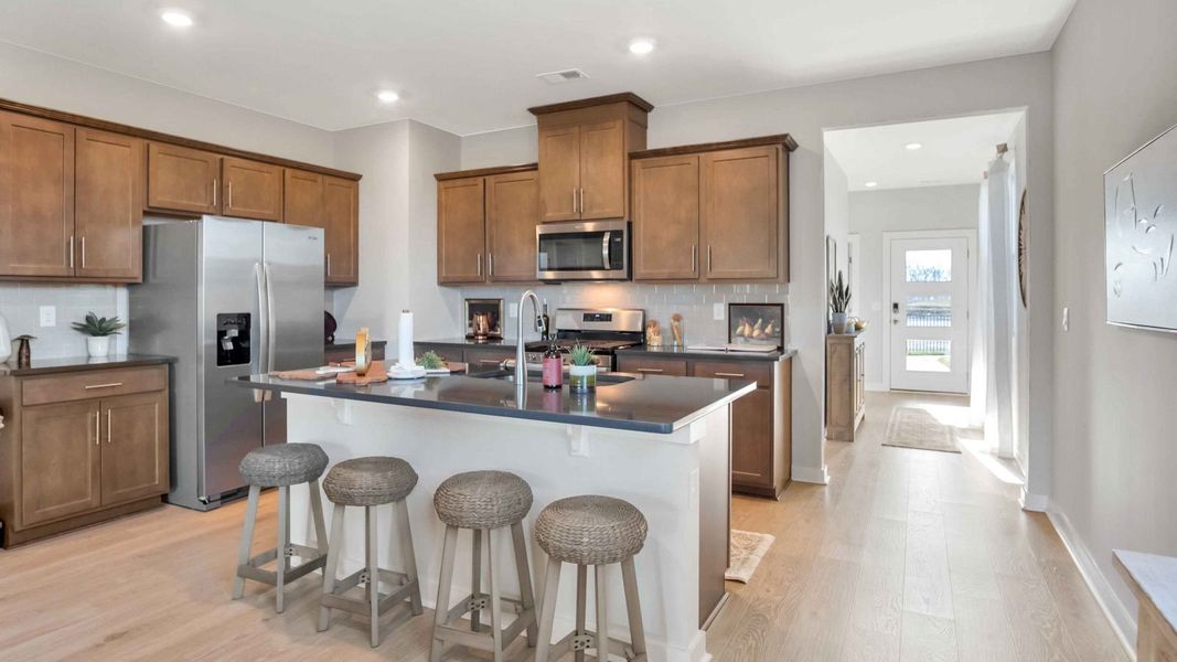 Furnished interior view inside a new home in Nexus South, Gallatin (Image 3).