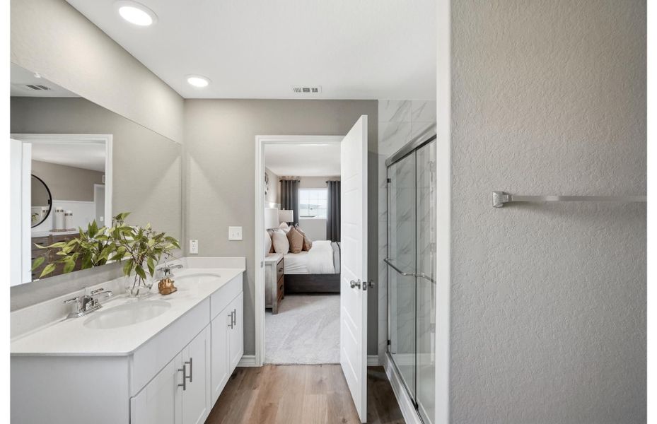 Representative furnished interior of a home built from the Mesilla by Centex in Dove Song, Marion (Image 6).