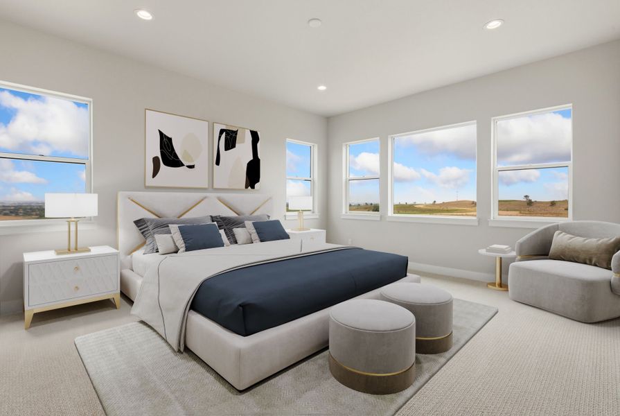 Furnished interior view inside a new home in RainDance, Windsor (Image 6). Furnished interior view inside a new home in RainDance, Windsor (Image 6).