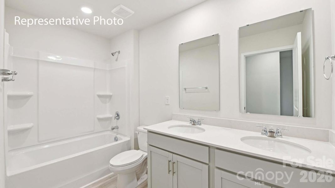 Furnished interior view inside a new home in Zion Springs, Hickory (Image 24).