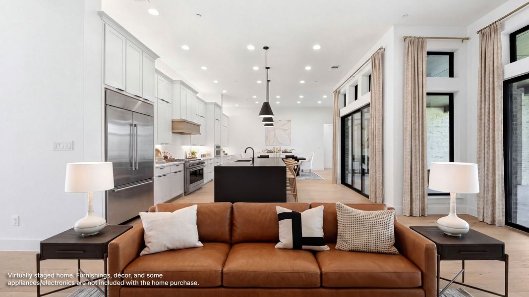 Furnished interior view inside a new home in Enchanted Creek, Lucas (Image 5).