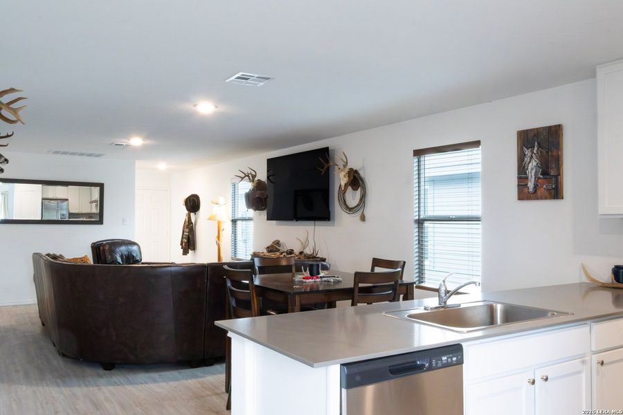 Furnished interior view inside a new home in Sapphire Grove, San Antonio (Image 5).