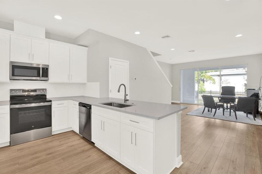 Furnished interior view inside a new home in , Seminole (Image 9).