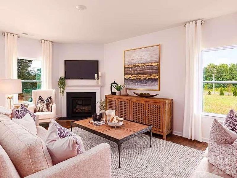 Furnished interior view inside a new home in Secrest Commons, Monroe (Image 11). Furnished interior view inside a new home in Secrest Commons, Monroe (Image 11).