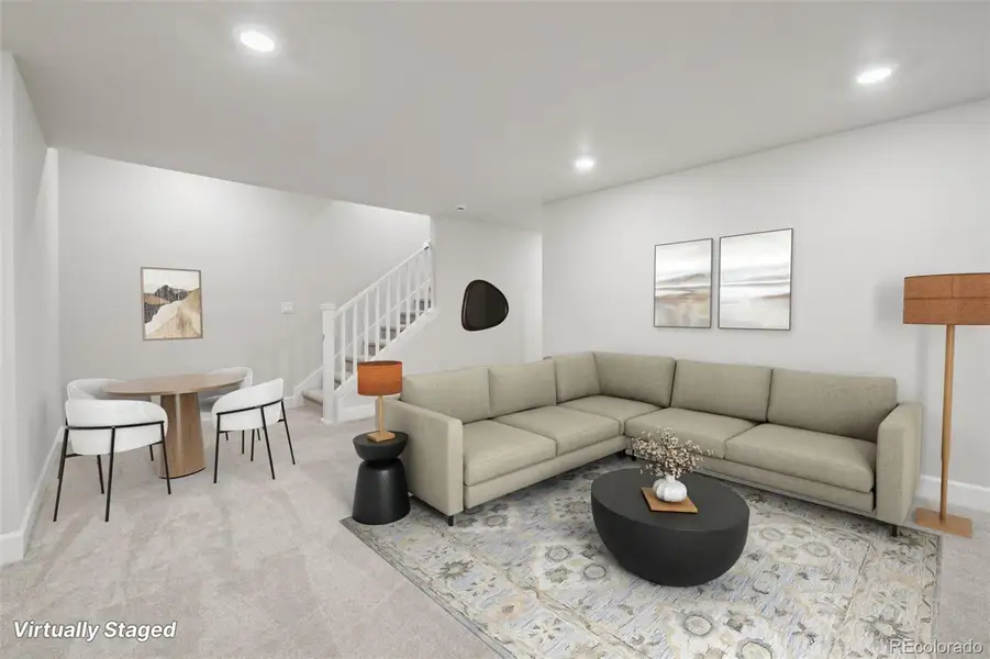 Furnished interior view inside a new home in The Villas Collection at Sterling Ranch, Littleton (Image 3).