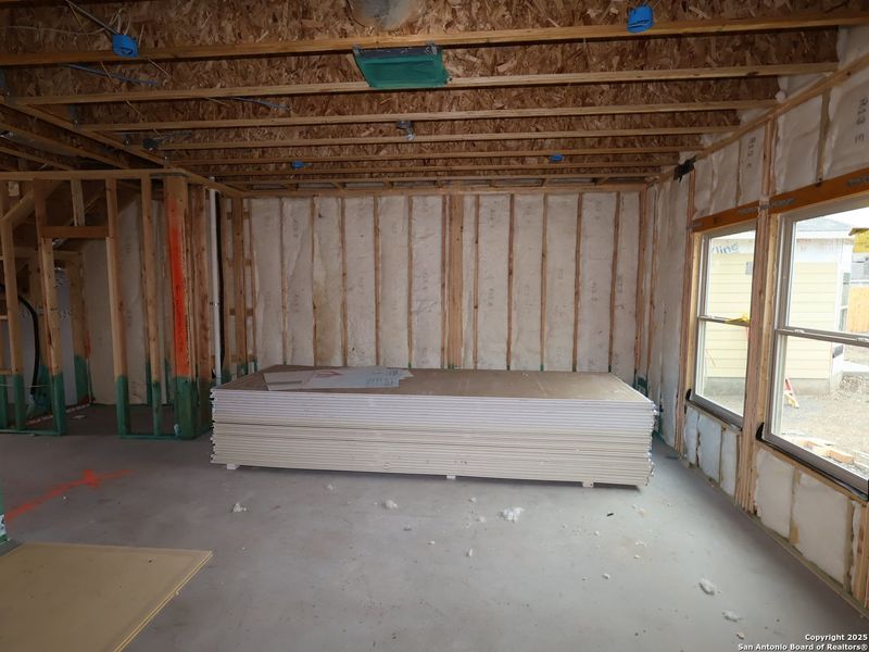 In-progress construction of a new home in Park Place, New Braunfels, TX (Image 18). In-progress construction of a new home in Park Place, New Braunfels, TX (Image 18).