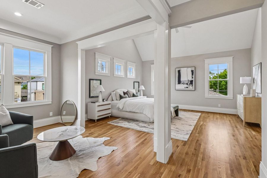 Furnished interior view inside a new home in , Houston (Image 41).