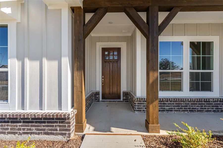 Exterior details and patio area of a home in Oak Grove Addition, Springtown (Image 27). Exterior details and patio area of a home in Oak Grove Addition, Springtown (Image 27).